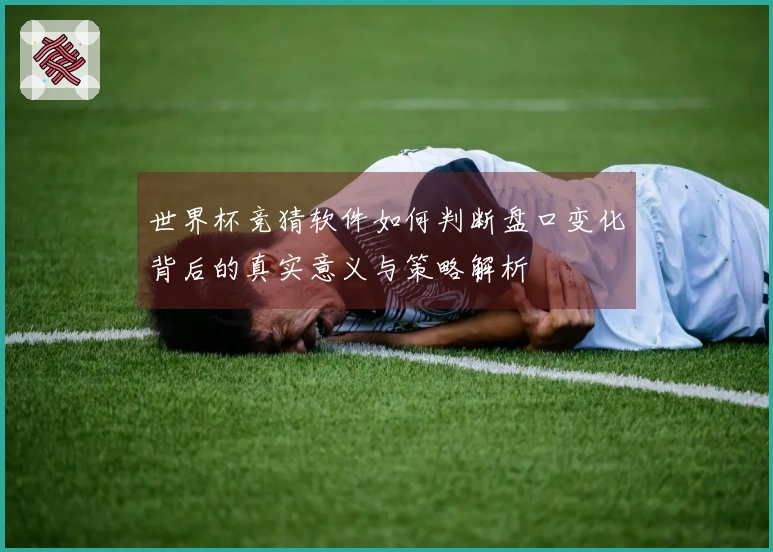世界杯竞猜软件如何判断盘口变化背后的真实意义与策略解析