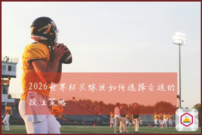 2026世界杯买球该如何选择合适的投注策略