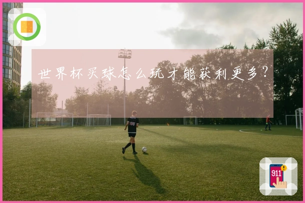 世界杯买球怎么玩才能获利更多？